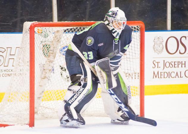 Bloomington Thunder Goaltender Logan Halladay