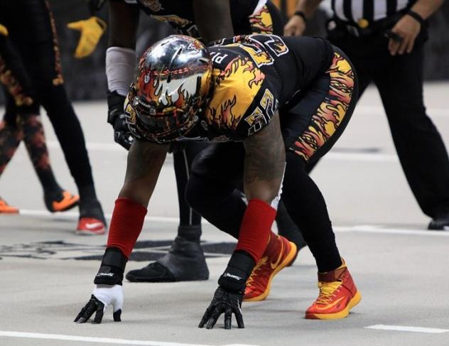 Defensive Lineman Dominie Pittman with the Los Angeles KISS