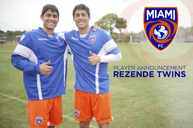 Miami FC Signees, Midfielders Calvin and Conner Rezende