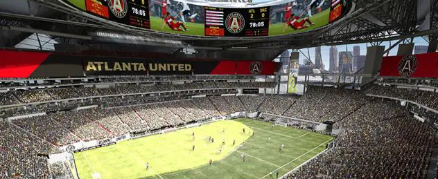 Projected View of Atlanta United Game