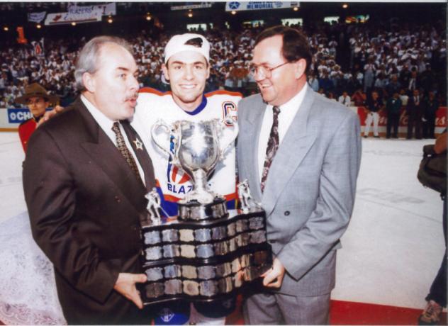 Darcy Tucker with the Kamloops Blazers