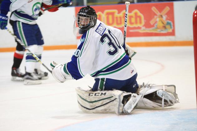 Swift Current Broncos Goaltender Taz Burman