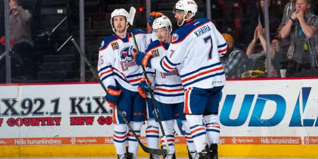 Bakersfield Condors Celebrate a Goal