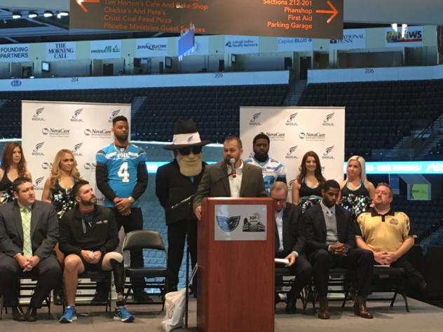 Philadelphia Soul Press Conference at PPL Center