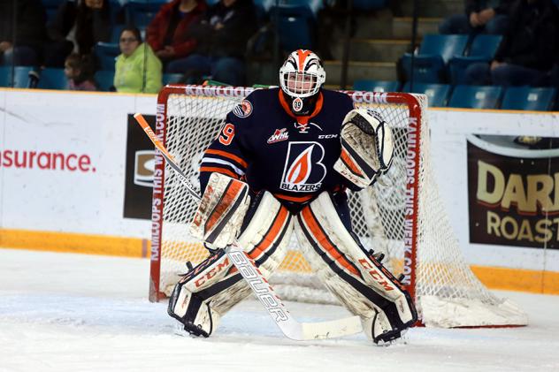 Kamloops Blazers Goaltender Connor Ingram