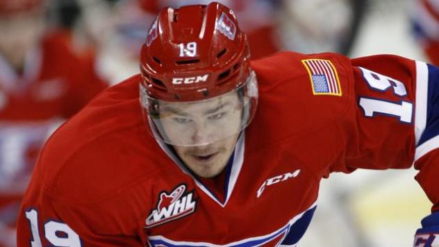Jacob Cardiff of the Spokane Chiefs