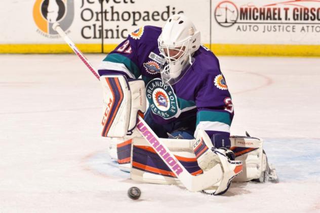 Orlando Solar Bears Goaltender Ryan Massa