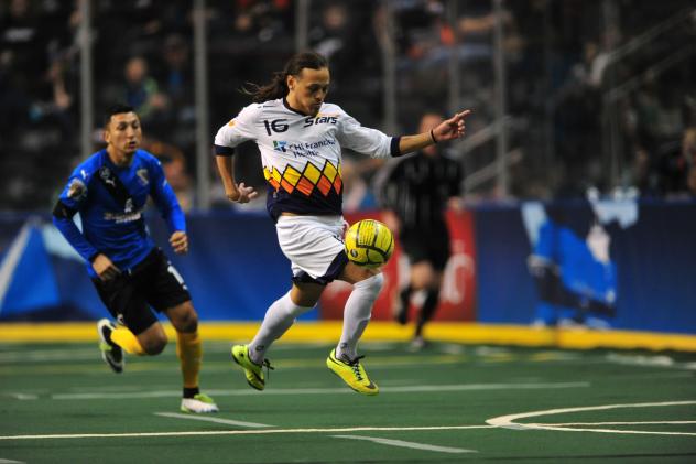 Tacoma Stars Midfielder Joseph Cairel Controls the Ball vs. the San Diego Sockers