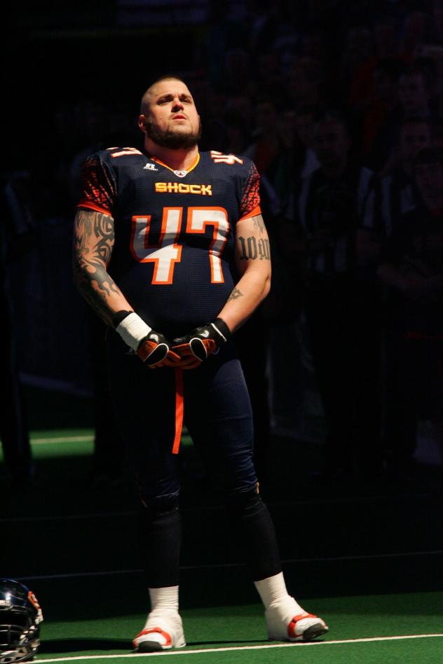 Clay Harrell with the Spokane Shock