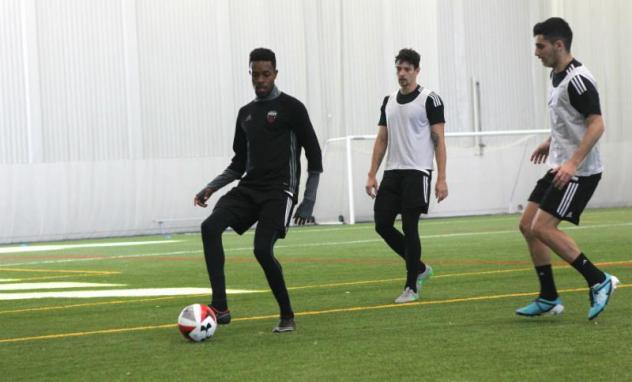 Dennis Chin of Ottawa Fury FC in Training