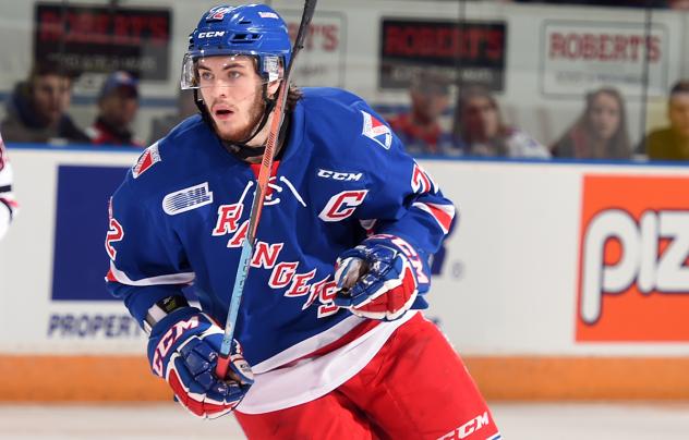 Ryan MacInnis of the Kitchener Rangers