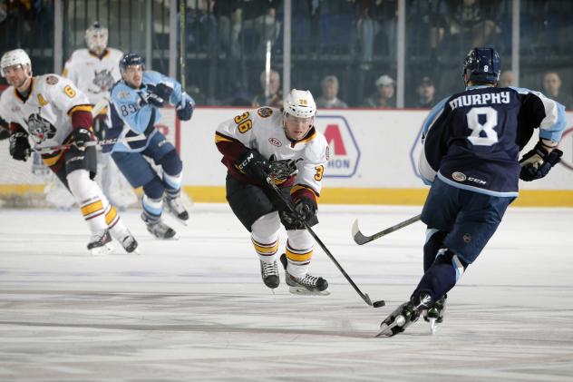 Chicago Wolves LW Emerson Clark vs. the Milwaukee Admirals