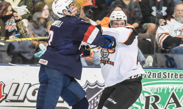 Omaha Lancers Tangle with Team USA's U17 Team