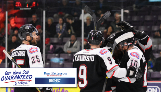 Brampton Beast Celebrate a Goal