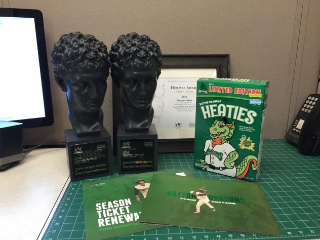 Dayton Dragons Season Ticket Renewal Package and Hermes Awards