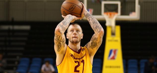Nick Minnerath of the Canton Charge at the Free Throw Line