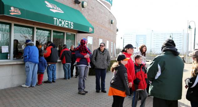 Long Island Ducks Opening Day of Ticket Sales