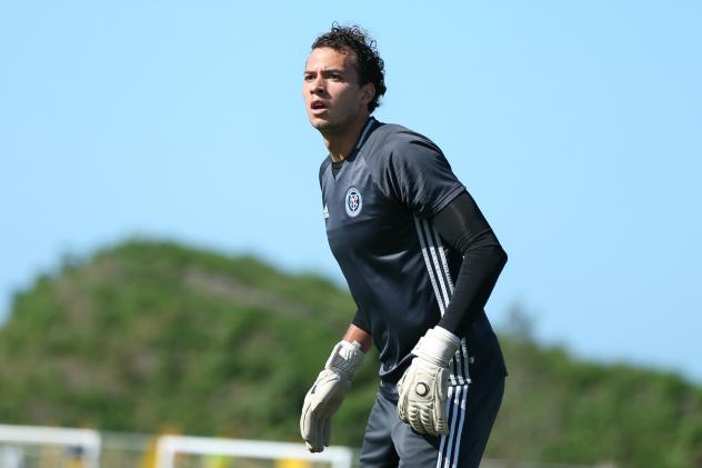 New York City FC Goalkeeper Andre Rawls