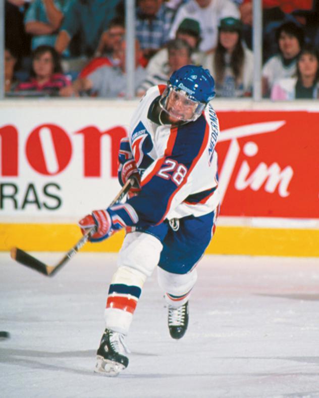 Scott Niedermayer with the Kamloops Blazers