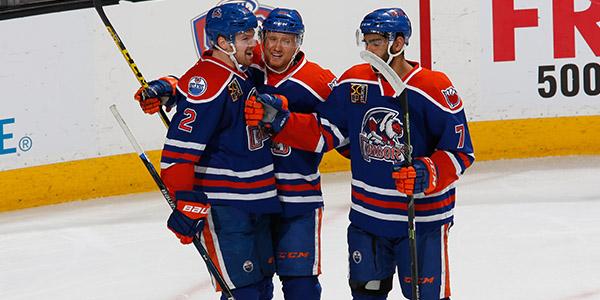 Bakersfield Condors Celebrate a Goal