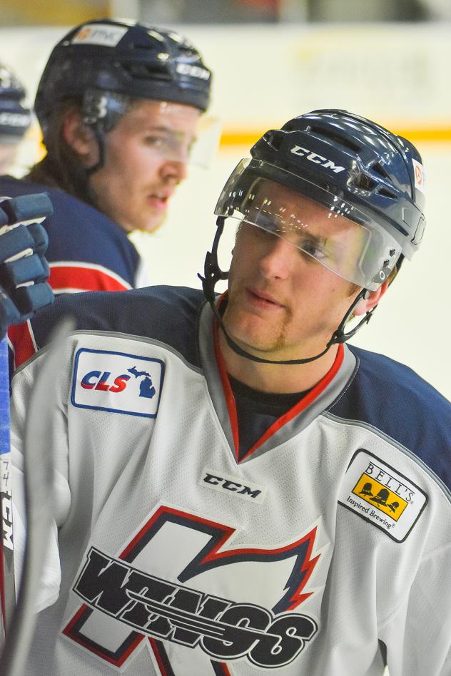 Dane Fox with the Kalamazoo Wings