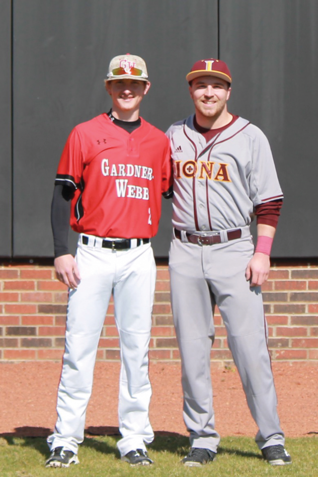 Mason Fox of Gardner-Webb and Seth Hoagland Of Iona