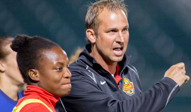 Western New York Flash Assistant Coach Scott Vallow