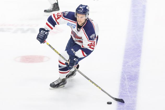 South Carolina Stingrays Defenseman Spencer Humphries