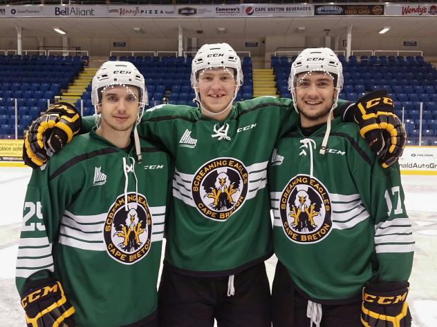 Cape Breton Screaming Eagles Model Irish Jerseys