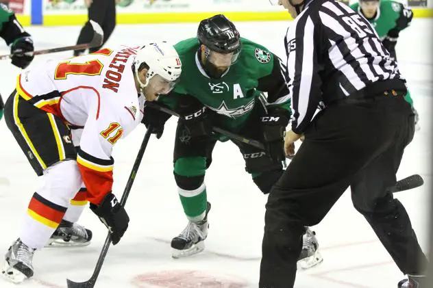 Texas Stars Face off withthe Stockton Heat