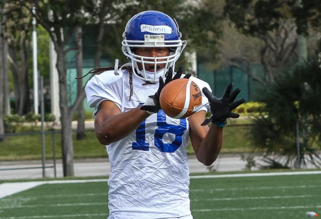 Tampa Bay Storm Defensive Back Cameron McGlenn