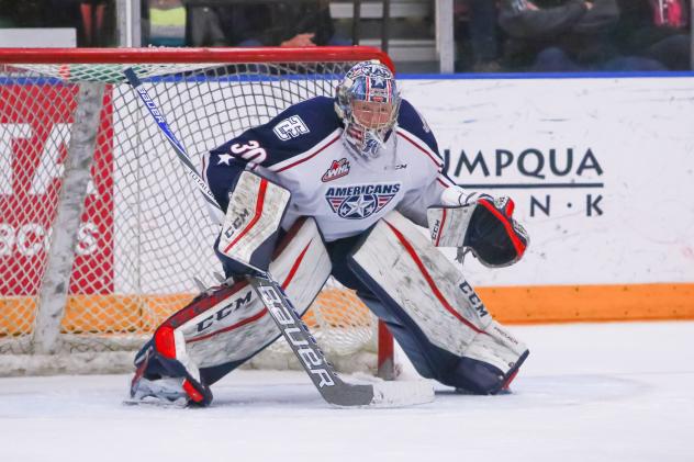 Tri-City Americans Goaltender Nicholas Sanders