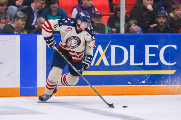 Tri-City Americans Defenseman Juuso Välimäki
