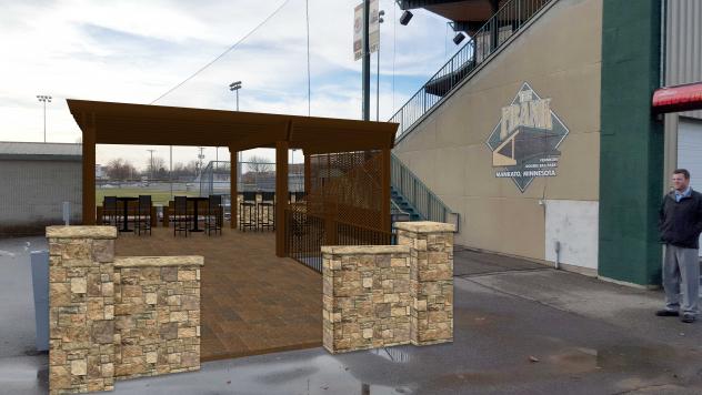 Mankato MoonDogs Hospitality Area Mockup