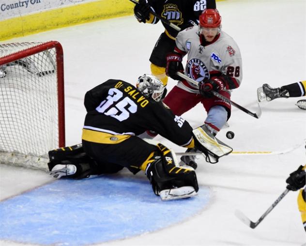 Mississippi RiverKings Goaltender Peter Di Salvo vs. the Huntsville Havoc