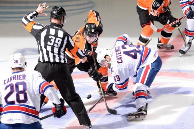 Lehigh Valley Phantoms Face off against the Rochester Americans