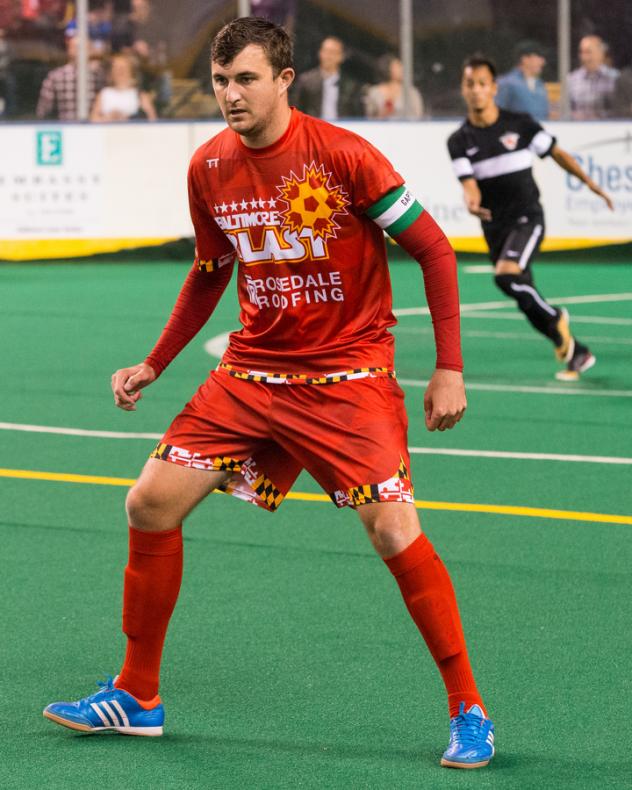 Baltimore Blast Defender Pat Healey in Action