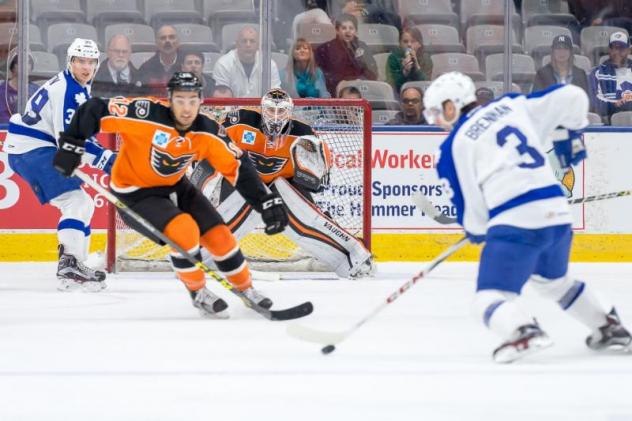 Lehigh Valley Phantoms Set up their Defense vs. the Toronto Marlies