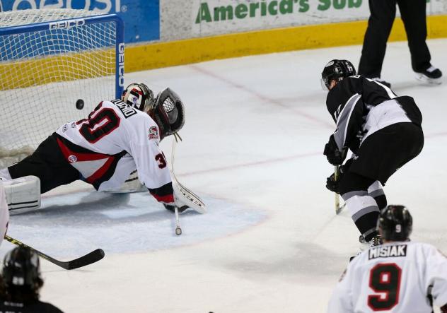 Idaho Steelheads Score against the Rapid City Rush