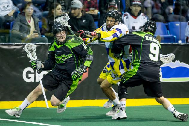Saskatchewan Rush Battles the Vancouver Stealth