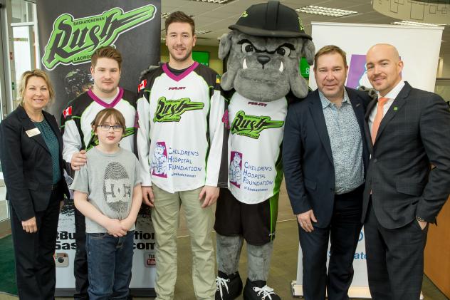 Saskatchewan Rush Support Children's Hospital Foundation of Saskatchewan
