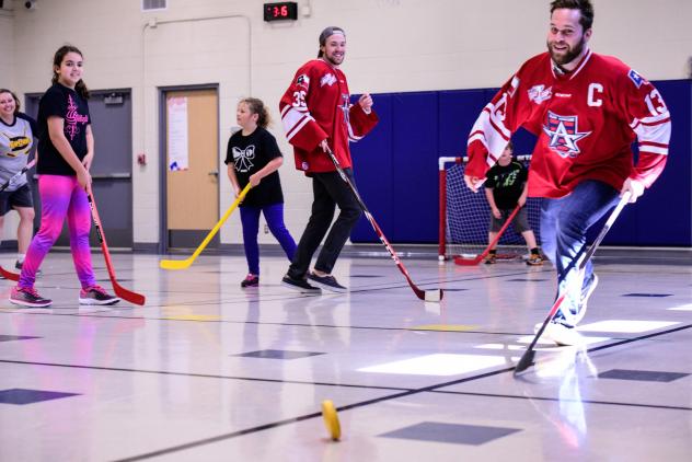 Floor Hockey with the Allen Americans