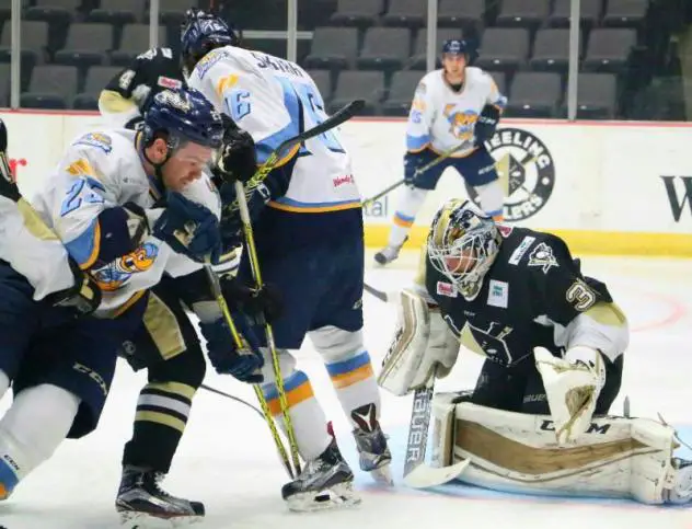 Wheeling Nailers Clash with the Toledo Walleye
