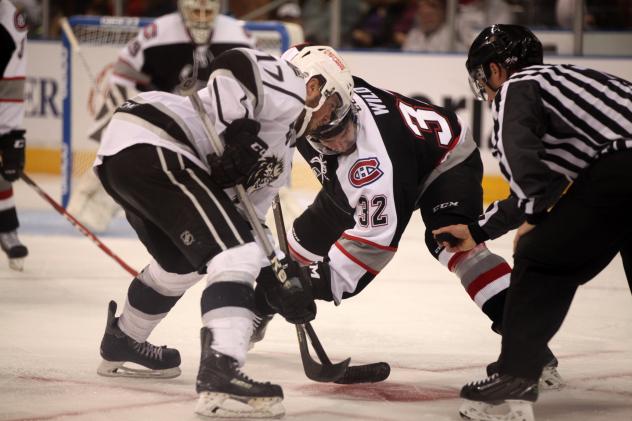 Manchester Monarchs Face off with the Brampton Beast