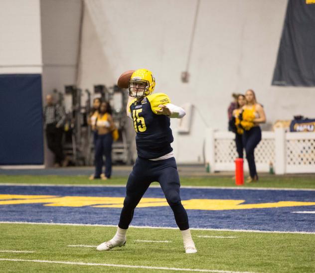 Quarterback Chase Cartwright with Northern Arizona