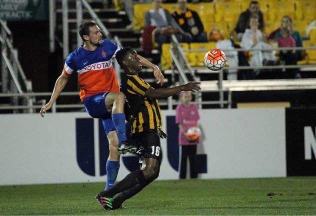 Charleston Battery Awaits the Ball vs. FC Cincinnati