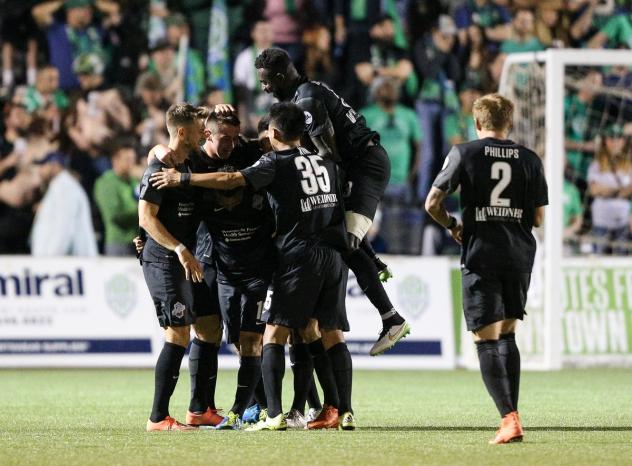 Colorado Springs Switchbacks FC Goal Celebration vs. OKC Energy FC