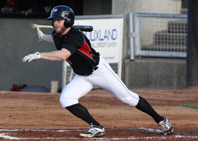 Tim Colwell of the Sioux City Explorers at Bat
