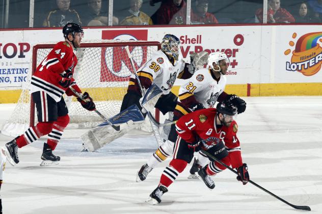 Chicago Wolves Defense Sets up vs. the Rockford IceHogs