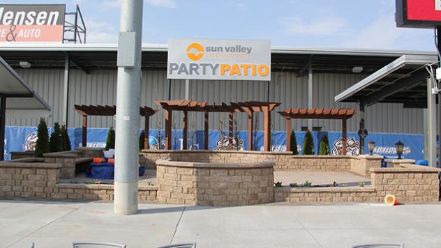 Sun Valley Party Patio at Werner Park, Home of the Omaha Storm Chasers